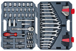 CRESCENT Crescent CTK128MP2N Mechanics Tool Set, 128-Piece, Steel, Chrome TOOLS CRESCENT   