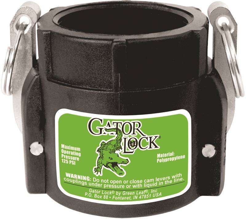 GREEN LEAF Green Leaf 150D/GLP150DNL Cam Lever Coupling, 1-1/2 in, Female x FNPT, Glass Filled Polypropylene HARDWARE & FARM SUPPLIES GREEN LEAF