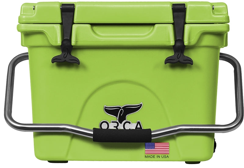 ORCA Orca ORCL020 Cooler, 20 qt Cooler, Lime, 10 days Ice Retention OUTDOOR LIVING & POWER EQUIPMENT ORCA