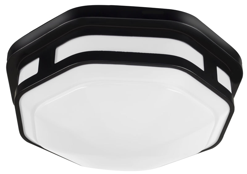 ETI ETI Color Preference Series FME-10-802-MV-N-N-B Hexagon Lighting, 120 VAC, LED Lamp, 830 Lumens Lumens, Black Fixture ELECTRICAL ETI