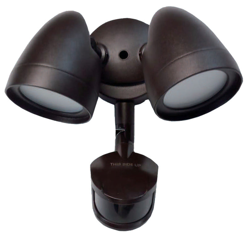 ETI ETI SC-2HD-2400LM-8-CP3-SV-BZ Security Light, 120 VAC, 7, 14 W, 2-Lamp, LED Lamp, 600 to 1200 Lumens ELECTRICAL ETI   