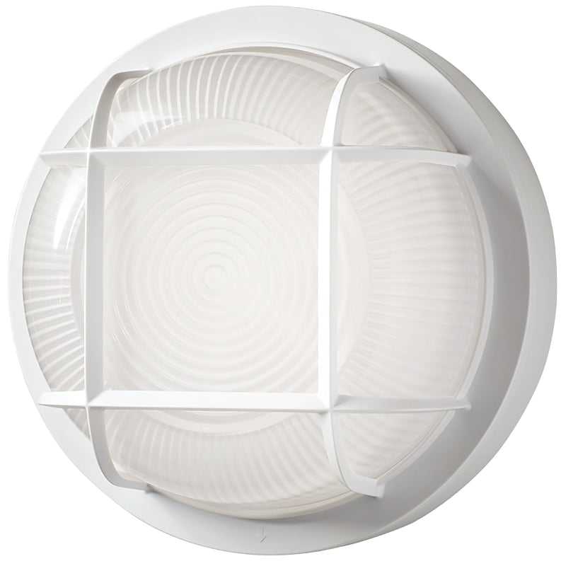 ETI ETI MB Series 504081020 Round Marine Bulkhead Light, 120/277 V, 6.9 W, LED Lamp, 139.3 to 180 deg Beam, White ELECTRICAL ETI