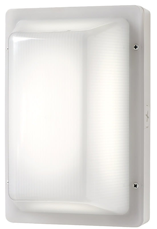 ETI ETI MB Series 504091120 Rectangular Marine Bulkhead Light, 120/277 V, 10.8 W, LED Lamp, 141.5 to 180 deg Beam, White ELECTRICAL ETI