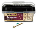 GRK FASTENERS GRK Fasteners R4 95200 Screw, #10 Thread, 3-1/8 in L, W-Cut Thread, Bugle Head, Star Drive, Steel, Climatek-Coated HARDWARE & FARM SUPPLIES GRK FASTENERS