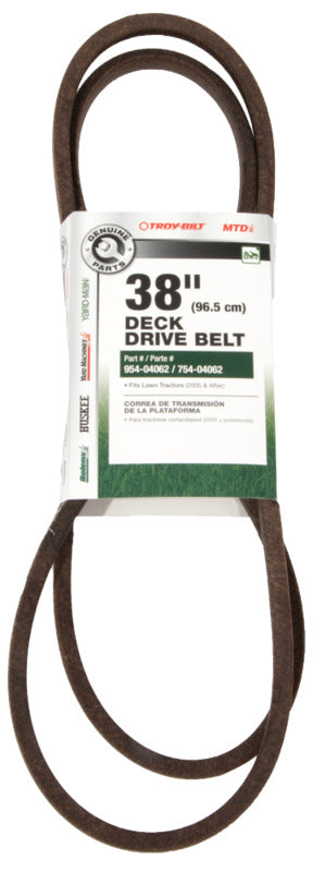 MTD MTD 490-501-M043 Deck Drive Belt, 38 in L, 42 in Deck OUTDOOR LIVING & POWER EQUIPMENT MTD