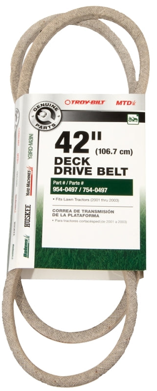 MTD MTD 490-501-M033 Deck Drive Belt, 42 in L, 42 in Deck OUTDOOR LIVING & POWER EQUIPMENT MTD