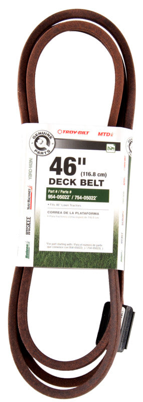 MTD MTD 490-501-M063 Deck Drive Belt, 46 in L, 46 in Deck OUTDOOR LIVING & POWER EQUIPMENT MTD