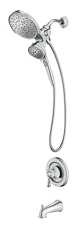 MOEN Moen Brecklyn Series 82611 Tub and Shower Faucet, 6-Function Showerhead, 1.75 gpm Showerhead, 6-Spray Setting PLUMBING, HEATING & VENTILATION MOEN