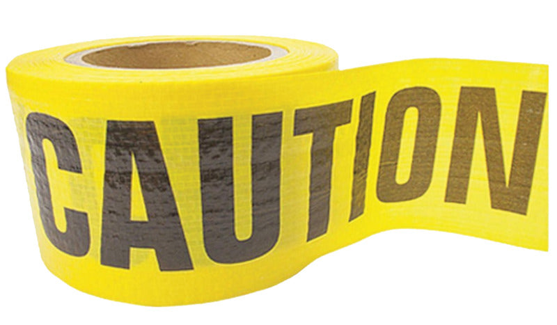 CH HANSON CH Hanson 16030 Reinforced Barricade Tape, 500 ft L, 3 in W, Yellow, Polyethylene TOOLS CH HANSON