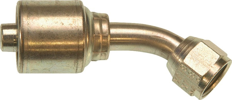 GATES Gates MegaCrimp G25175-0606 Hose Coupling, 9/16-18, Crimp x JIC, 45 deg Angle, Steel, Zinc HARDWARE & FARM SUPPLIES GATES