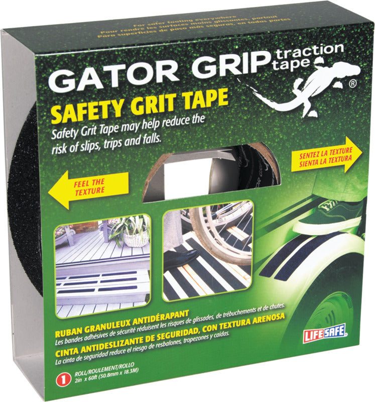 INCOM MANUFACTURING Incom RE142 Traction Tape, 60 ft L, 2 in W, PVC Backing, Black PAINT INCOM MANUFACTURING