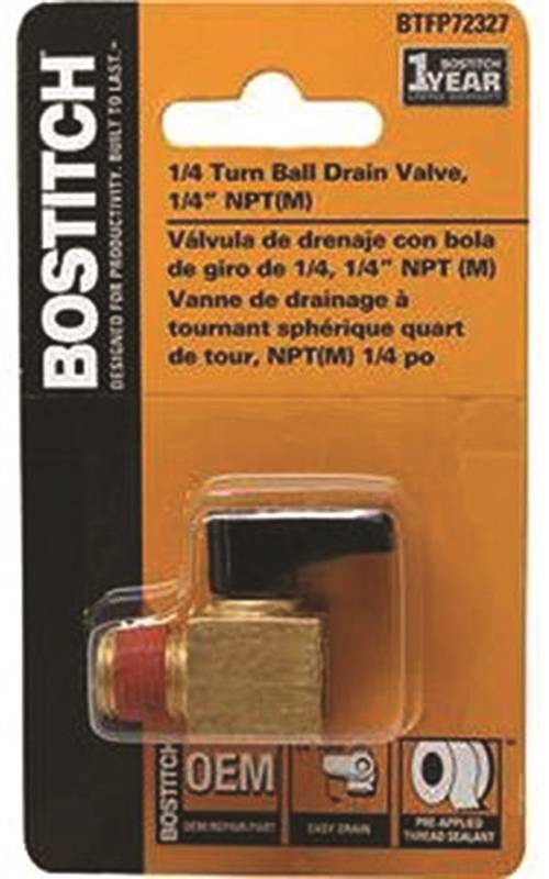 BOSTITCH Bostitch BTFP72327 Ball Drain Valve TOOLS BOSTITCH