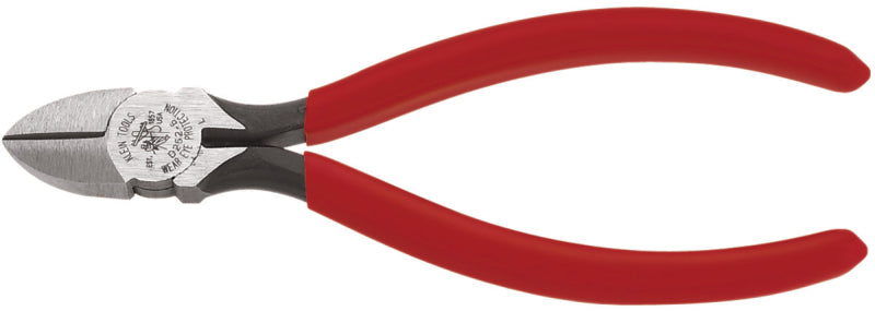 KLEIN Klein Tools D252-6 Diagonal Cutting Plier, 6-1/8 in OAL, 1/2 in Cutting Capacity, Red Handle, 0.813 in W Jaw TOOLS KLEIN   