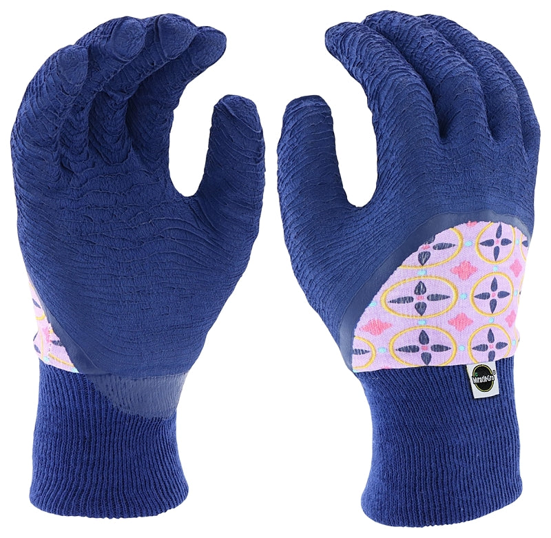 MIRACLE-GRO Miracle-Gro MG20802-W-ML Jersey Garden Gloves, Women's, M/L, Knit Cuff, Foam Latex Coating, Latex Glove, Assorted CLOTHING, FOOTWEAR & SAFETY GEAR MIRACLE-GRO