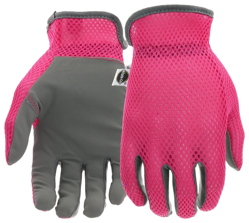 BOSS MFG Miracle-Gro MG86120-W-SM Breathable, High-Dexterity, Slip-On Garden Gloves, Women's, S/M, Shirred Elastic Cuff CLOTHING, FOOTWEAR & SAFETY GEAR BOSS MFG