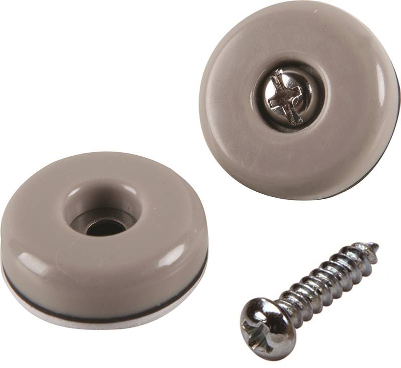 SHEPHERD Shepherd Hardware 9453 Furniture Pad, Round, 2 in Dimensions, 75 lb, PTFE, Tan, 4/PK HARDWARE & FARM SUPPLIES SHEPHERD