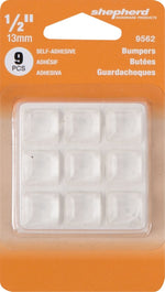 SHEPHERD Shepherd Hardware 9562 Surface Guard Bumper Pad, 1/2 in, Square, Vinyl, Clear HARDWARE & FARM SUPPLIES SHEPHERD   