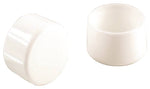 SHEPHERD Shepherd Hardware 9744 Furniture Leg Tip, Round, Plastic, White, 1-1/8 in Dia HARDWARE & FARM SUPPLIES SHEPHERD