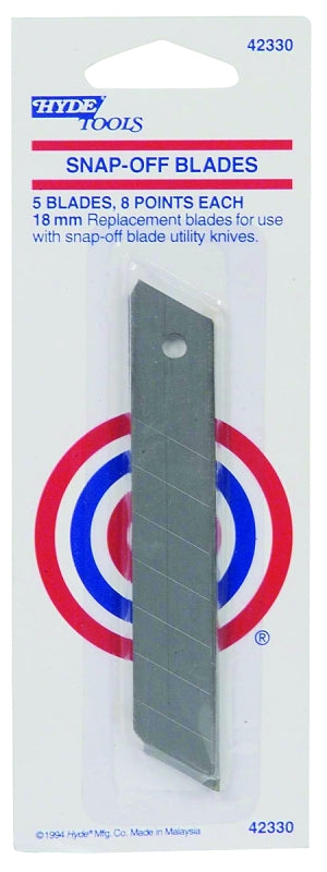 HYDE Hyde 42330 Replacement Knife Blade, 18 mm, 8-Point