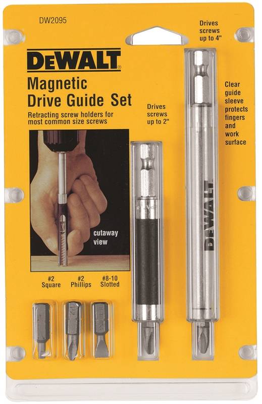 DEWALT DEWALT DW2095 Screwdriver Bit Set, Steel, Includes: (3) P#2/P#2 and P#3/S#10 Power Bits TOOLS DEWALT