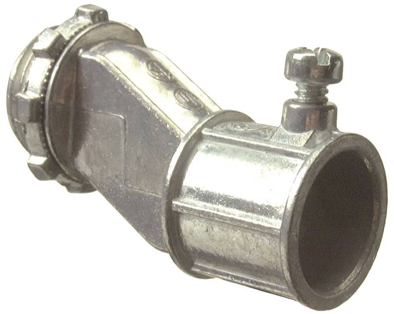 HALEX Halex 03705B Offset Connector, 1/2 in, Zinc ELECTRICAL HALEX
