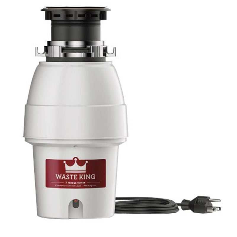 WASTE KING Waste King L-2600 Garbage Disposer, 1/2 hp Motor, 115 V, Stainless Steel PLUMBING, HEATING & VENTILATION WASTE KING