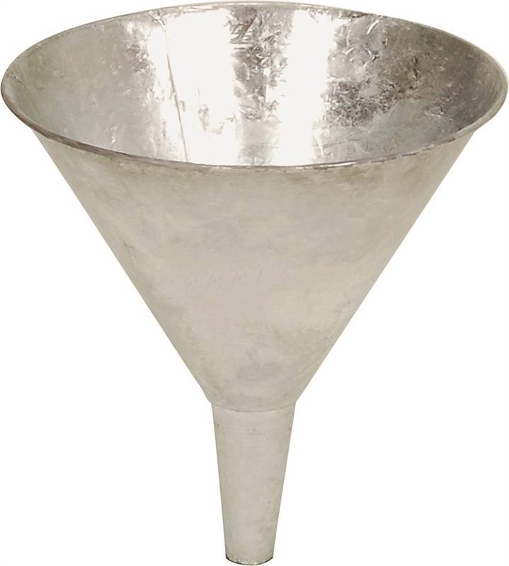 BEHRENS MANUFACTURING Behrens GF52 Funnel with Screen, 2 qt Capacity, Galvanized Steel, 7-3/4 in H AUTOMOTIVE BEHRENS MANUFACTURING