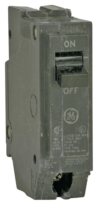ABB GE THQL1150 Feeder Circuit Breaker, Type THQL, 50 A, 1-Pole, 120/240 V, Non-Interchangeable Trip, Plug ELECTRICAL ABB