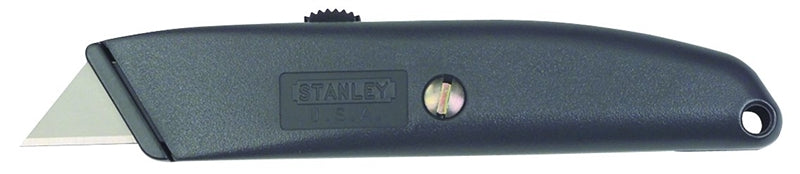 STANLEY STANLEY 10-175 Utility Knife, 2-7/16 in L Blade, 3 in W Blade, HCS Blade, Straight Handle, Gray Handle TOOLS STANLEY