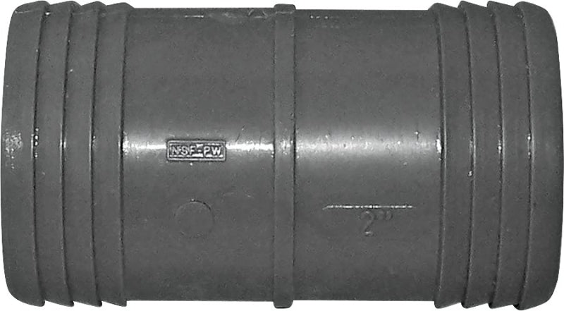BOSHART INDUSTRIES Boshart UPPC-20 Pipe Coupling, 2 in, Insert, Polypropylene PLUMBING, HEATING & VENTILATION BOSHART INDUSTRIES