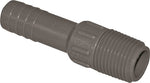 BOSHART INDUSTRIES Boshart UPPA-05 Pipe Adapter, 1/2 in, MPT x Insert, Polyethylene, Gray, 200 psi Pressure PLUMBING, HEATING & VENTILATION BOSHART INDUSTRIES