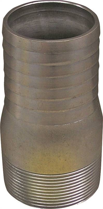 BOSHART INDUSTRIES Boshart UNLMAS-200 Pipe Adapter, 2 in, Insert, 2 in, MPT, Steel, Zinc LAWN & GARDEN BOSHART INDUSTRIES