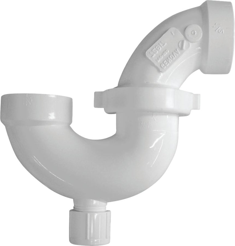 IPEX USA LLC-CANPLAS Canplas 193231A P-Trap, 1-1/2 in, Hub, PVC, White PLUMBING, HEATING & VENTILATION IPEX USA LLC-CANPLAS