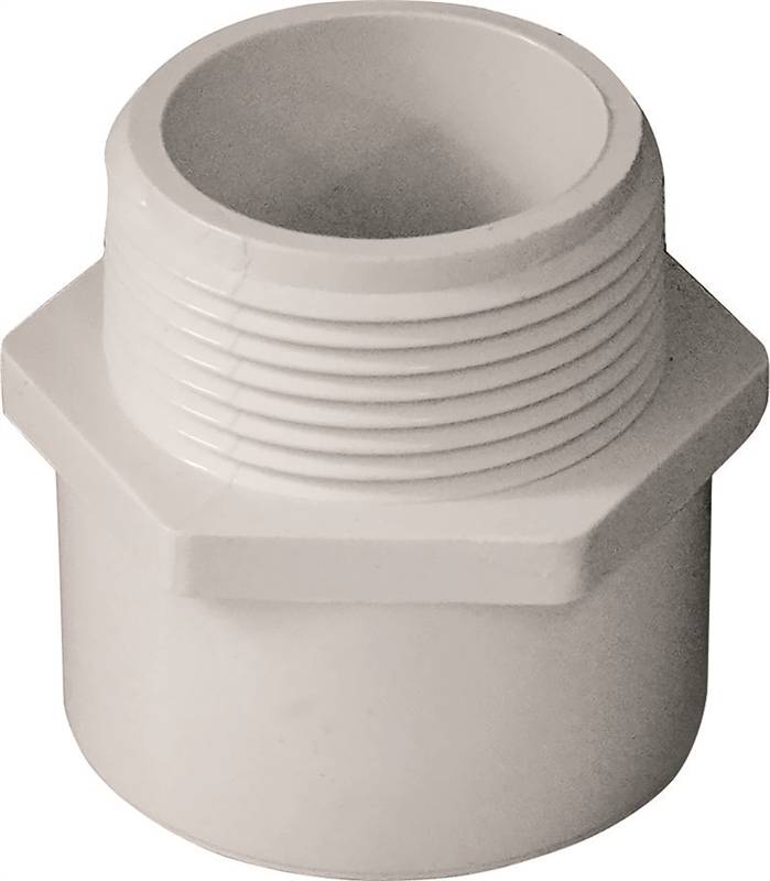IPEX IPEX 435605 Pipe Adapter, 1-1/4 in, Socket x MPT, PVC, SCH 40 Schedule LAWN & GARDEN IPEX