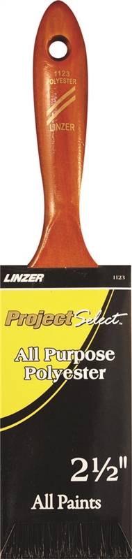 LINZER Linzer WC 1123-2.5 Paint Brush, 2-1/2 in W, 3-3/4 in L Bristle, Beaver Tail Handle PAINT LINZER