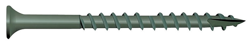 CAMO Camo 0341170 Deck Screw, #9 Thread, 3 in L, Bugle Head, Star Drive, Type 17 Slash Point, Carbon Steel, ProTech-Coated, 100/PK HARDWARE & FARM SUPPLIES CAMO