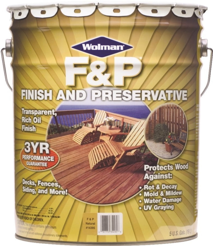 WOLMAN Wolman 14405 Preservative, Redwood, Liquid, 5 gal, Can PAINT WOLMAN   