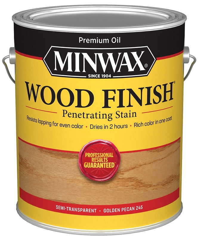 MINWAX Minwax 71041000 Wood Stain, Oil Base, Golden Pecan, Liquid, 1 gal, Can PAINT MINWAX