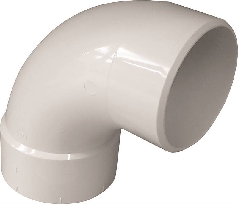 IPEX USA LLC-CANPLAS Canplas 414174BC Sanitary Street Pipe Elbow, 4 in, Spigot x Hub, 90 deg Angle, PVC PLUMBING, HEATING & VENTILATION IPEX USA LLC-CANPLAS