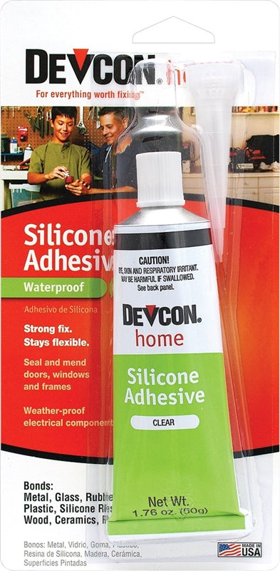 DEVCON Devcon 12045 Adhesive, Paste, Vinegar, Clear, 1 oz, Tube