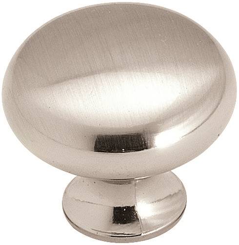 AMEROCK Amerock BP853G9 Cabinet Knob, 1 in Projection, Zinc, Sterling Nickel HARDWARE & FARM SUPPLIES AMEROCK