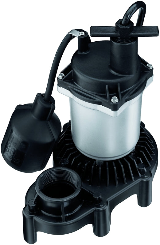 FLOTEC Flotec FPZS25T Sump Pump, 1-Phase, 3.9 A, 115 V, 0.25 hp, 1-1/2 in Outlet, 20 ft Max Head, 3200 gph, Thermoplastic PLUMBING, HEATING & VENTILATION FLOTEC   