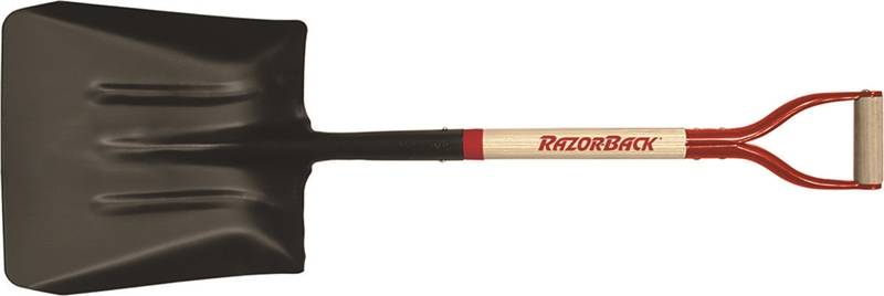 RAZOR-BACK Razor-Back 54109 Coal and Street Shovel, 13-1/2 in W Blade, 14-1/2 in L Blade, Steel Blade, Hardwood Handle HARDWARE & FARM SUPPLIES RAZOR-BACK