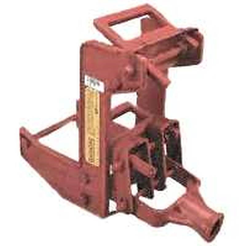 QUALCRAFT INDUSTRIES Qualcraft 2601 Wall Jack, Portable, Malleable Iron, Red, Powder-Coated AUTOMOTIVE QUALCRAFT INDUSTRIES
