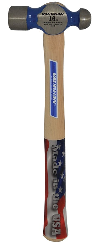 MARSHALLTOWN Vaughan TC504 Hammer, 4 oz Head, Riveting, Ball Pein Head, HCS Head, 10-1/4 in OAL LAWN & GARDEN MARSHALLTOWN