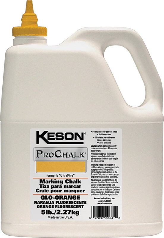 KESON LLC Keson PROCHALK Series 105GO Marking Chalk Refill, Glow Orange HARDWARE & FARM SUPPLIES KESON LLC