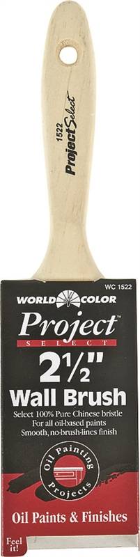 LINZER Linzer 1522-2.5 Paint Brush, 2-1/2 in W, 3 in L Bristle, China Bristle, Beaver Tail Handle