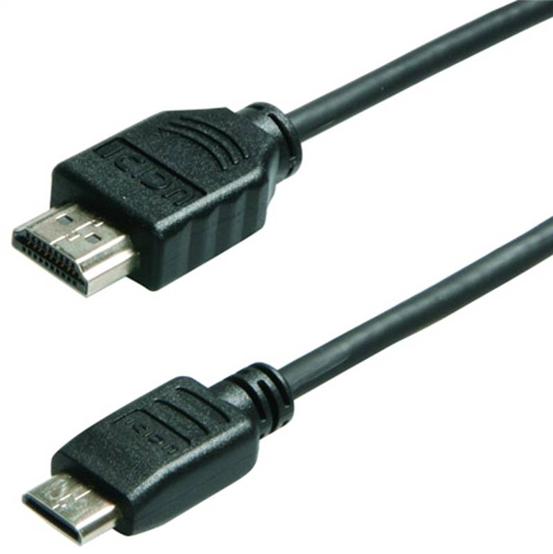 ZENITH Zenith VH3003HDMN HDMI Cable, Black Sheath, 3 ft L ELECTRICAL ZENITH