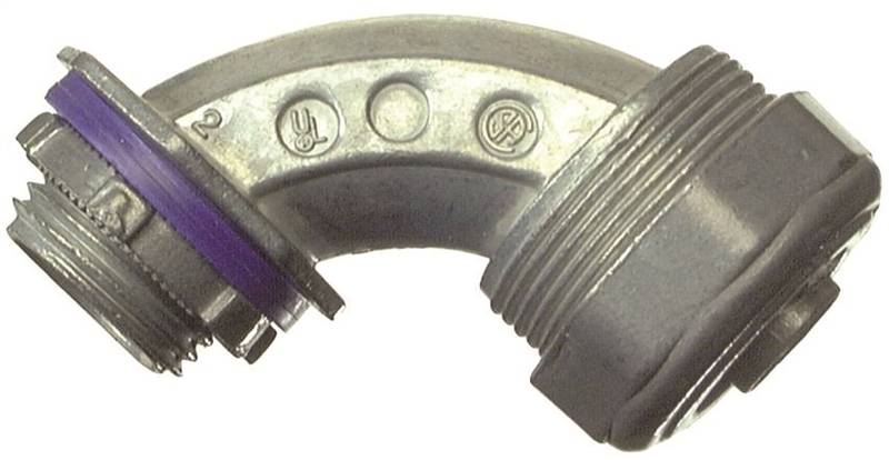 HALEX Halex 16905B Conduit Elbow, 90 deg Angle, 1/2 in Compression, Zinc ELECTRICAL HALEX