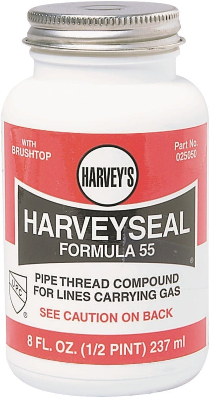 HARVEY Harvey 25050 Pipe Thread Compound, 8 fl-oz Jar, Liquid, Paste, Yellow PLUMBING, HEATING & VENTILATION HARVEY